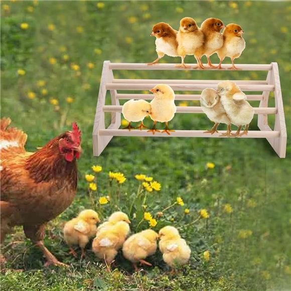 Chicken Perch Chicken Toys for Coop Chicken Swing Chicken Wood Stand Chicken Toy - Picture 6 of 12